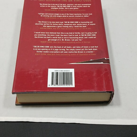 The Da Vinci Code Hardcover Book by Dan Brown First Edition 2003 - Picture 3 of 3